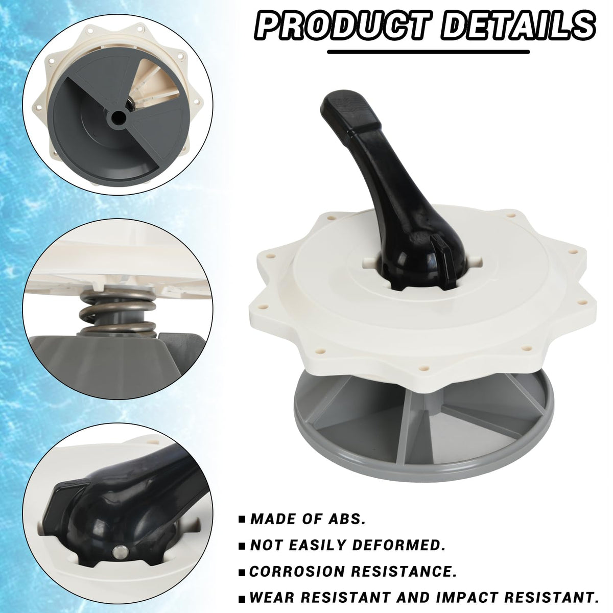 FQRANBO labels included for installation reference and valve identification