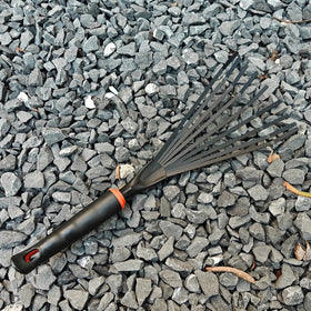 FR Small Hand Rake beachcombing shows versatile coastal cleanup