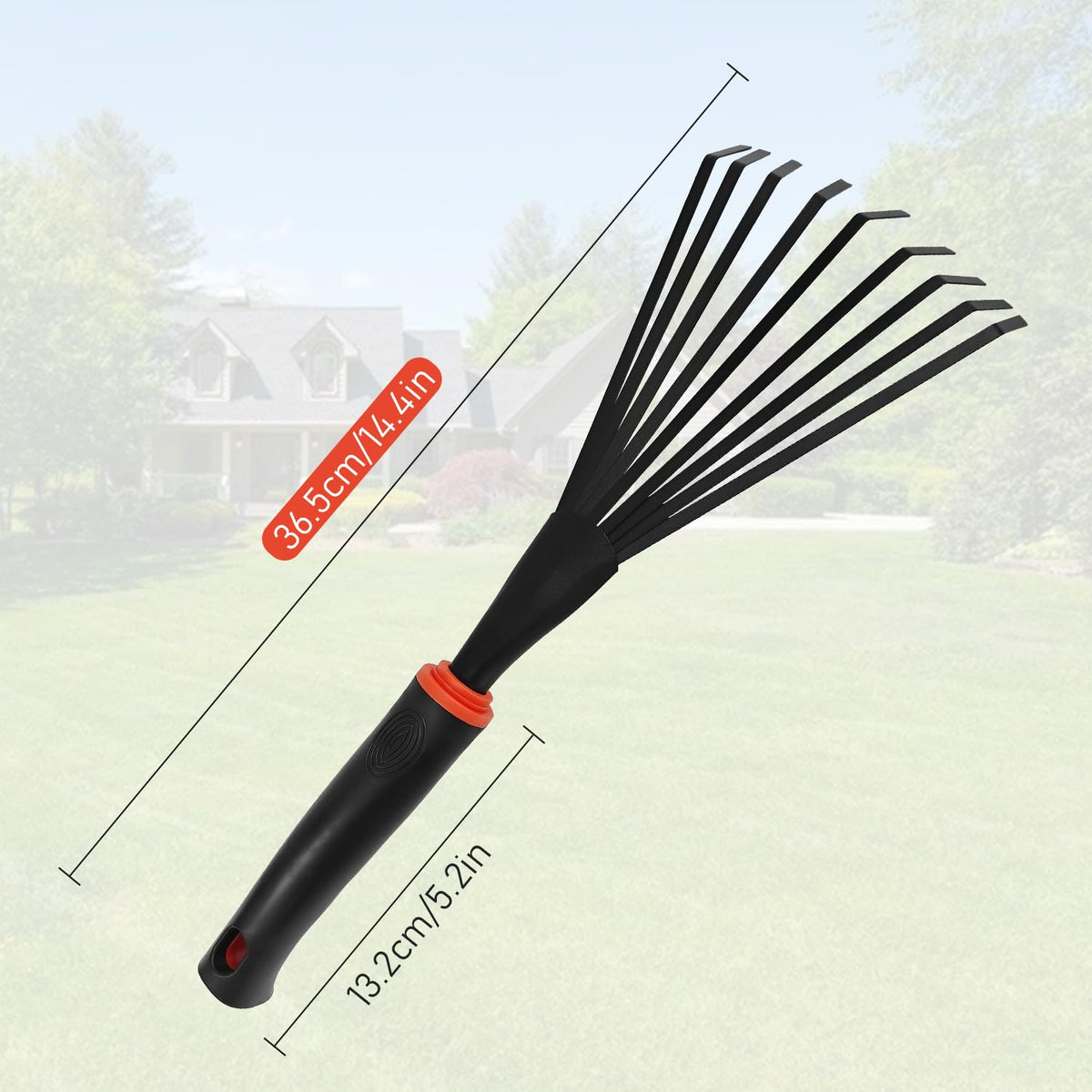 FR Small Hand Rake ergonomic grip supports comfortable use