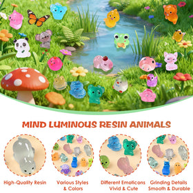 FRAGRANTGARDEN durable waterproof resin animals for indoor and outdoor mini displays.