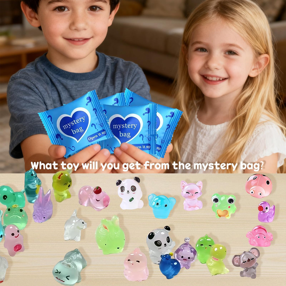 FRAGRANTGARDEN petite glowing figurines fit desks and shelves for playful displays.