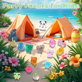 FRAGRANTGARDEN resin animals glow-in-the-dark mini-figures ideal for dollhouses and terrariums.