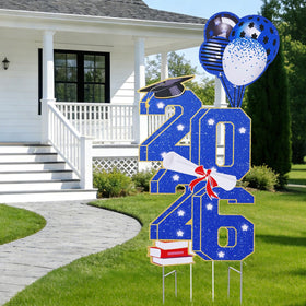 FRAMICS Front-yard display works as a welcoming party backdrop