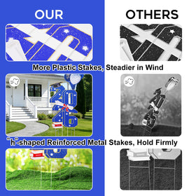 FRAMICS Weatherproof design withstands outdoor graduation week conditions