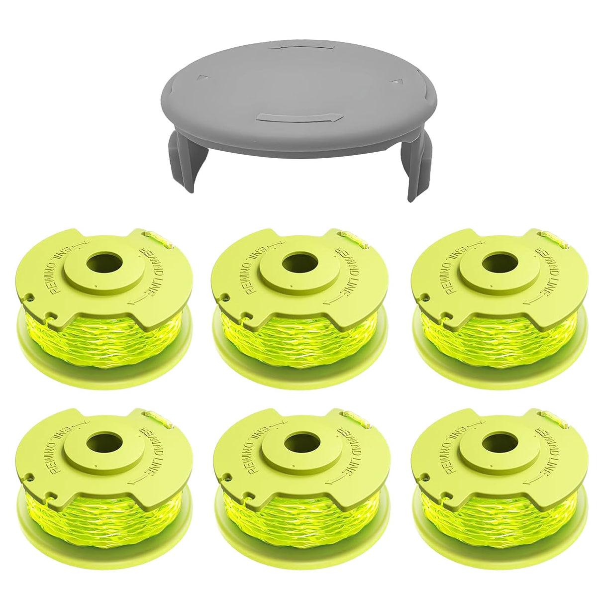 Frausonne Ryobi AC80RL3 refill with 11ft 0.080 inch string for versatile yard trimming.