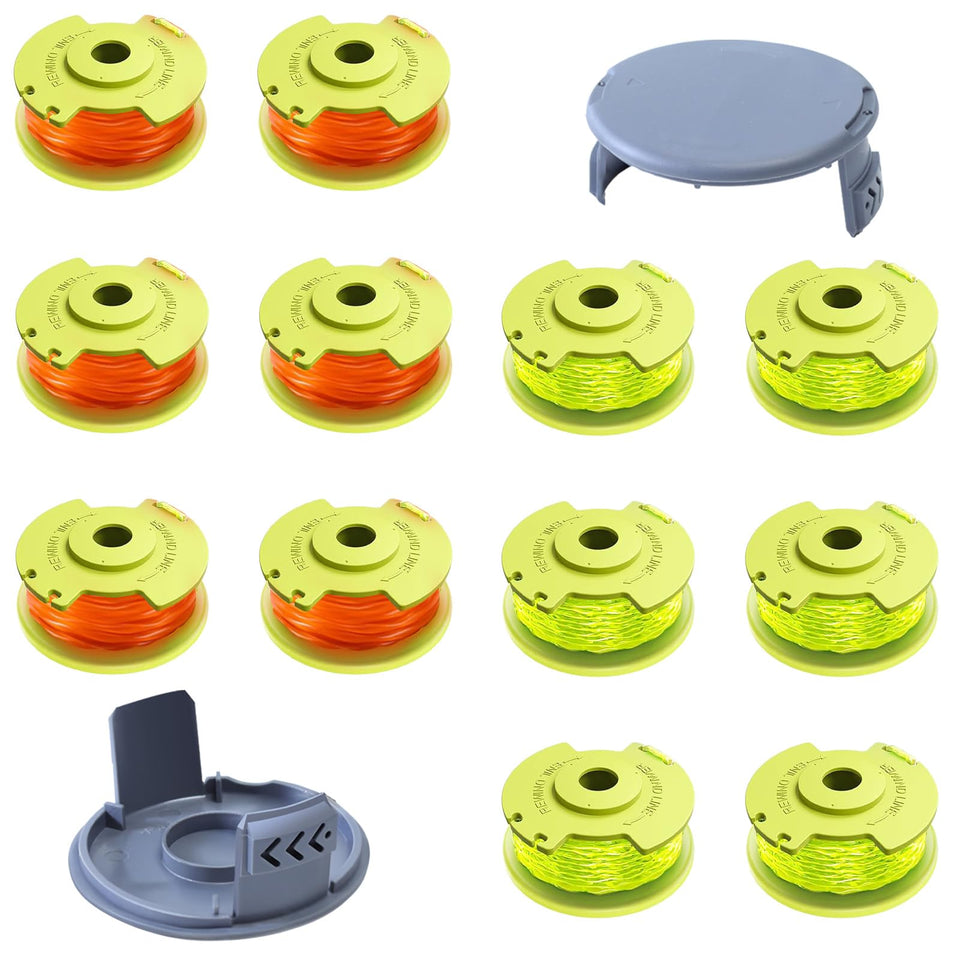 FrauSonne weed eater string for Ryobi One Plus compatible, durable 0.080 inch line in action.