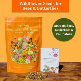 FREEBIRD seed pack has 160,000+ seeds for dense, colorful garden displays.