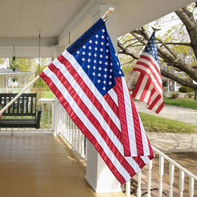 Freefy American flag with embroidered stars for premium outdoor display.