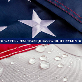 Freefy outdoor flag with UV protection resists fading