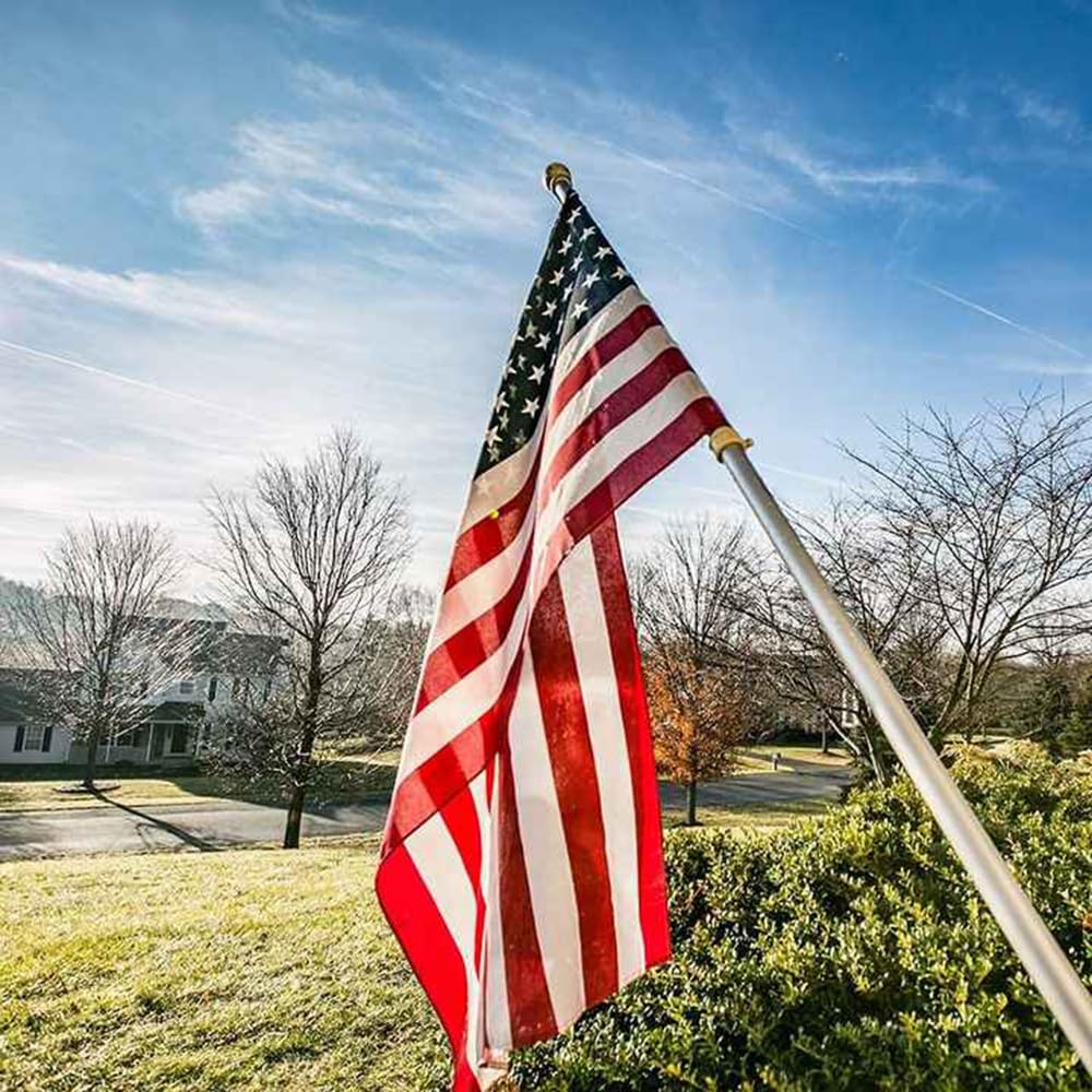 Freefy flag ready for indoor or outdoor display on a pole.