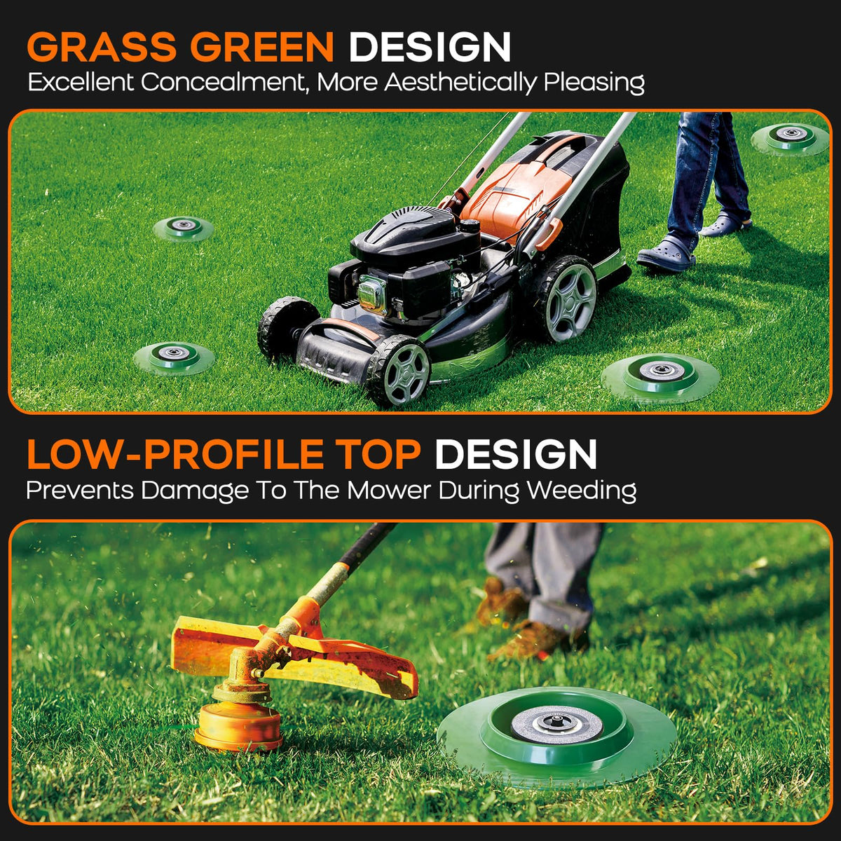 FreeKIT guard features four grooves to avoid underground pipes and wires.