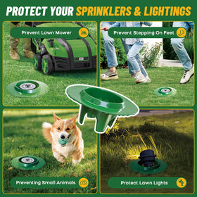 FREEKIT sprinkler head protector UV-resistant ABS for durable outdoor protection