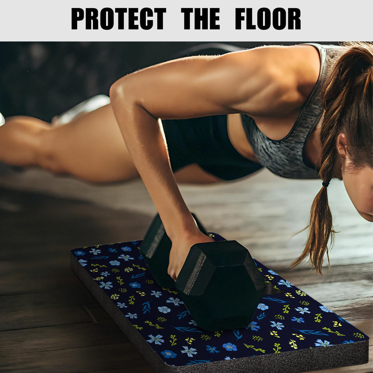 FREEKYROCK Portable kneeler suitable for bathing, gardening, and workouts.