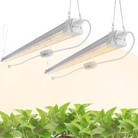 FREELICHT 2Pack 4ft LED grow light timer for energy-efficient plant care.