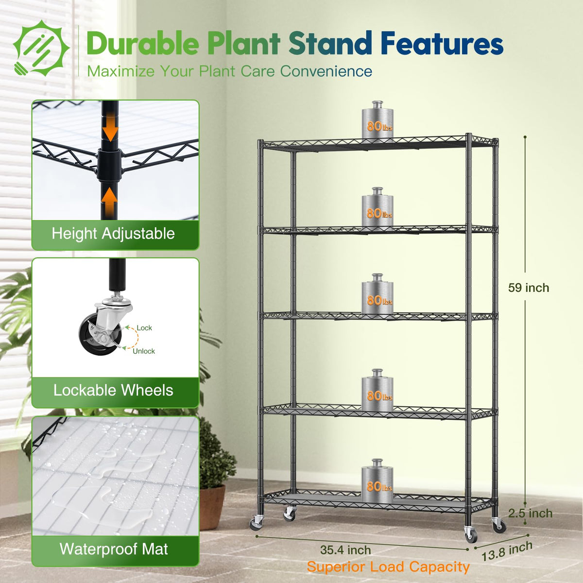 FREELICHT waterproof PP mats protecting surfaces during plant care