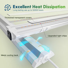 FREELIGHT 4ft LED Grow Light easy installation with included hardware