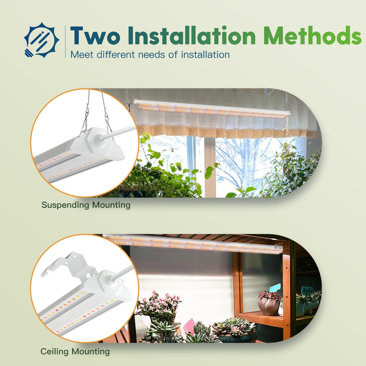 FREELIGHT 4ft LED Grow Light energy savings for home grows
