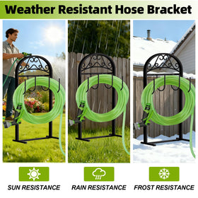 Freexployer tool-free assembly hose holder sets up in minutes.