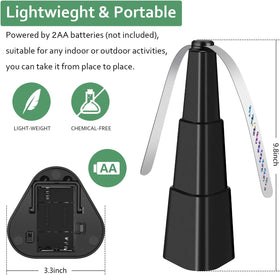 Fretech Fly Fan soft blades stop safely on contact.