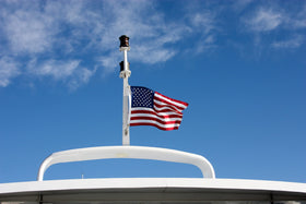 FRF FLAG weather-resistant design withstands wind and sun