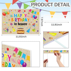 Frienda sign cake design adds festive touch to memorial displays.