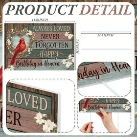 Frienda yard sign with stakes shows easy installation for garden memorial.