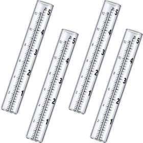 Frienda rain gauge tubes with 2 scales for versatile measurement outdoors