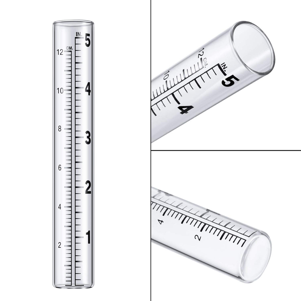 Frienda rain gauge tubes ideal for garden use and farming monitoring