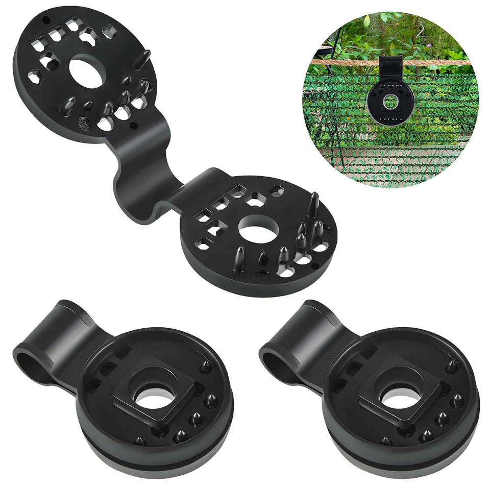 Frienda round shade clip closeup showing durable UV-treated plastic