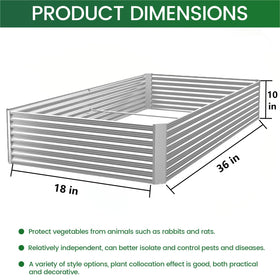 FRIZIONE raised bed assembly step 36x18, quick setup with clear instructions