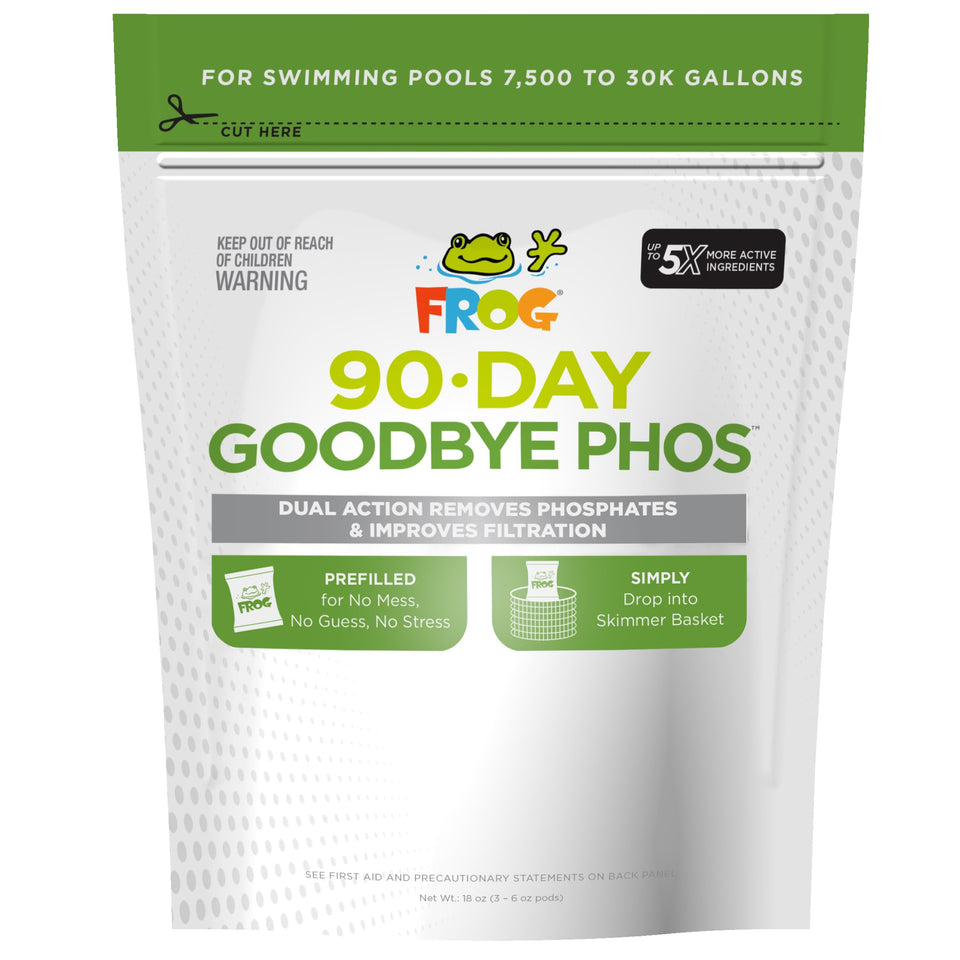 FROG 90-Day Goodbye Phos pod in skimmer removes phosphates for clearer water