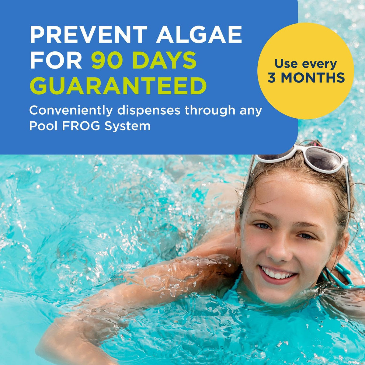 FROG BAM in the Cycle dispensing system for even pool treatment