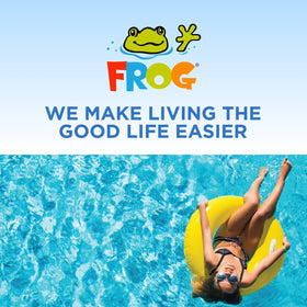 Trusted FROG brand with 25 years in water care.