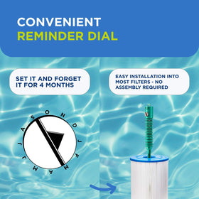 Up to four months of sanitization from one mineral stick.