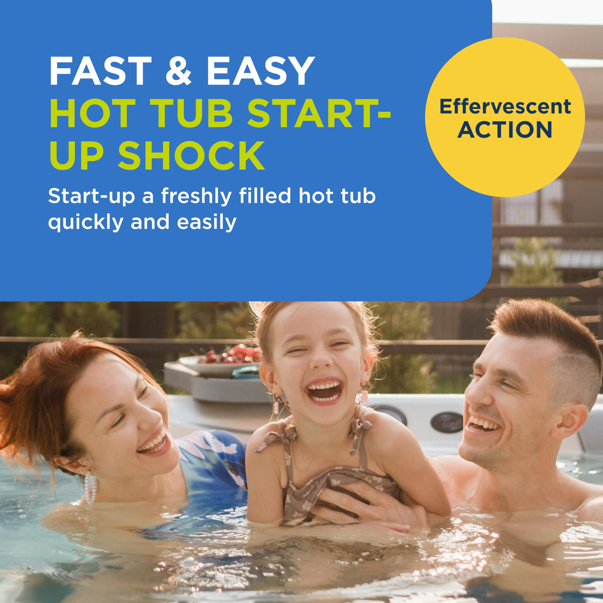 FROG Jump Start pour action into hot tub for sanitizer boost