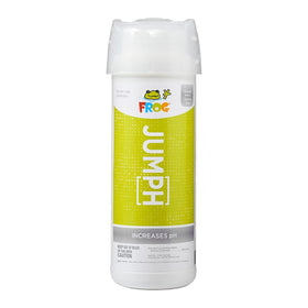 FROG JumpH pH Increaser bottle front view showing balanced spa water