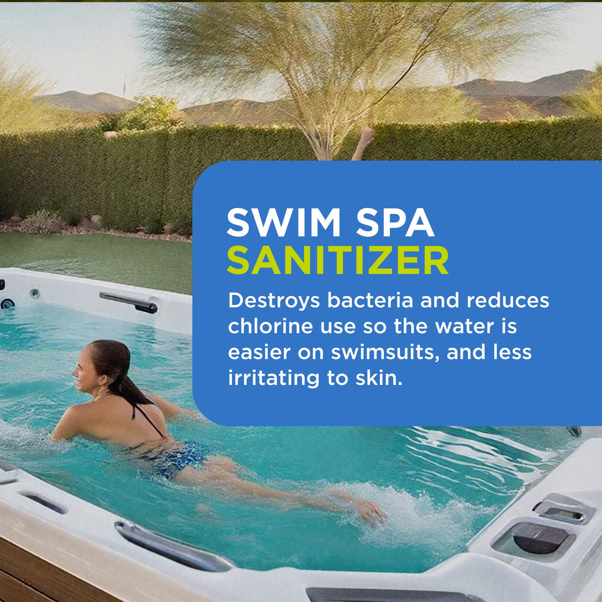 FROG Kick-It startup shock packet included for initial water care.