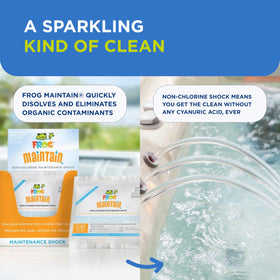 FROG Maintain packaging on counter shows prefilled single-dose packet convenience.