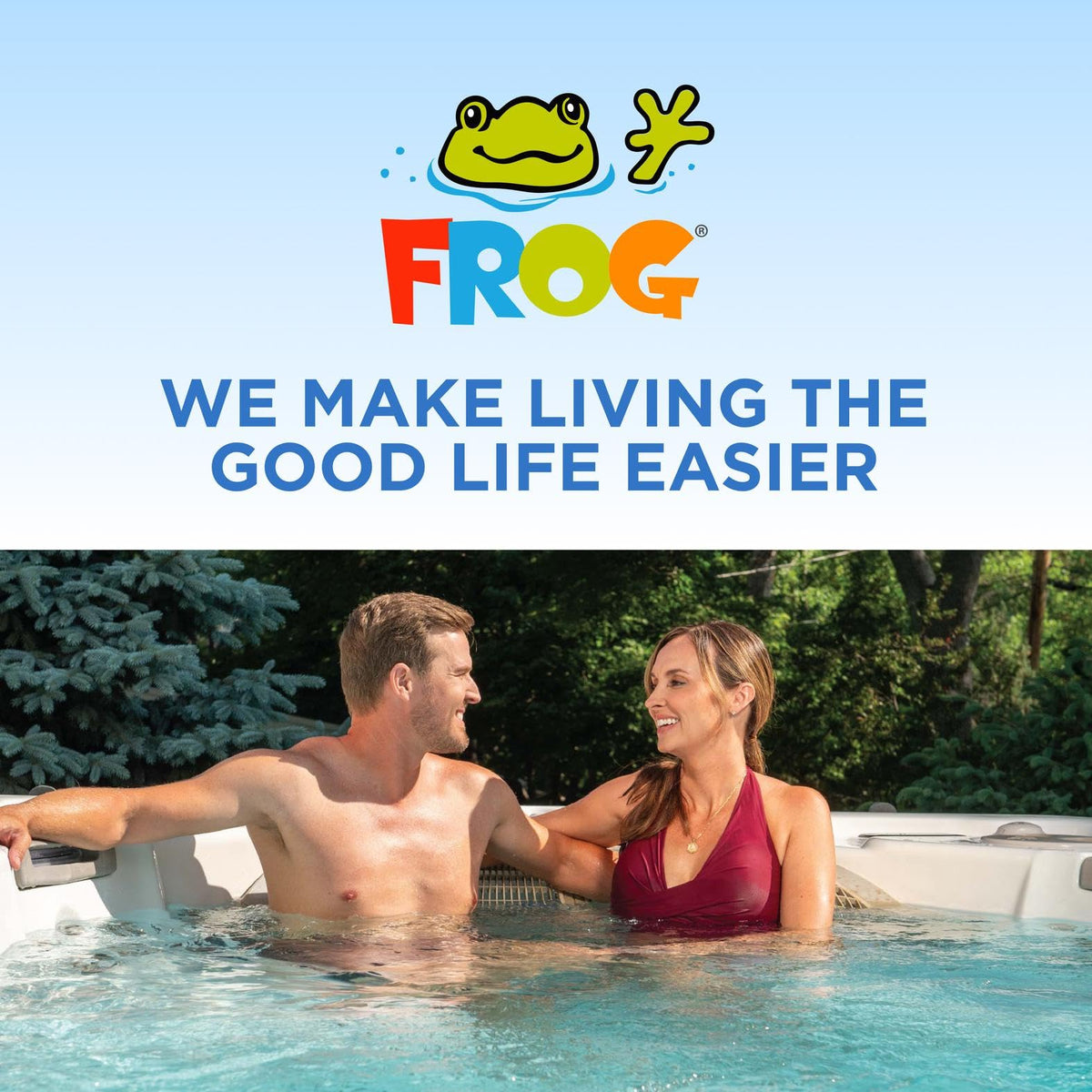 FROG Maintain for Swim Spas offers softer water after treatment.