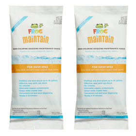 FROG Maintain for Swim Spas single-dose packet for up to 3,000 gallons, easy non-chlorine shock.