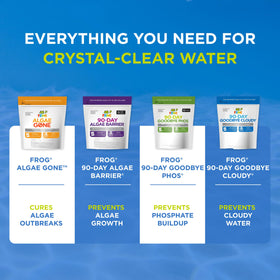 FROG mineral-technology in action improves pool water feel