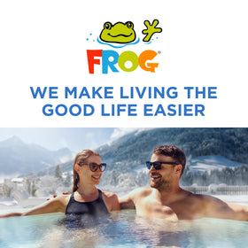 FROG Pipe & Jet Cleanser packaging emphasizes ready-to-use convenience.