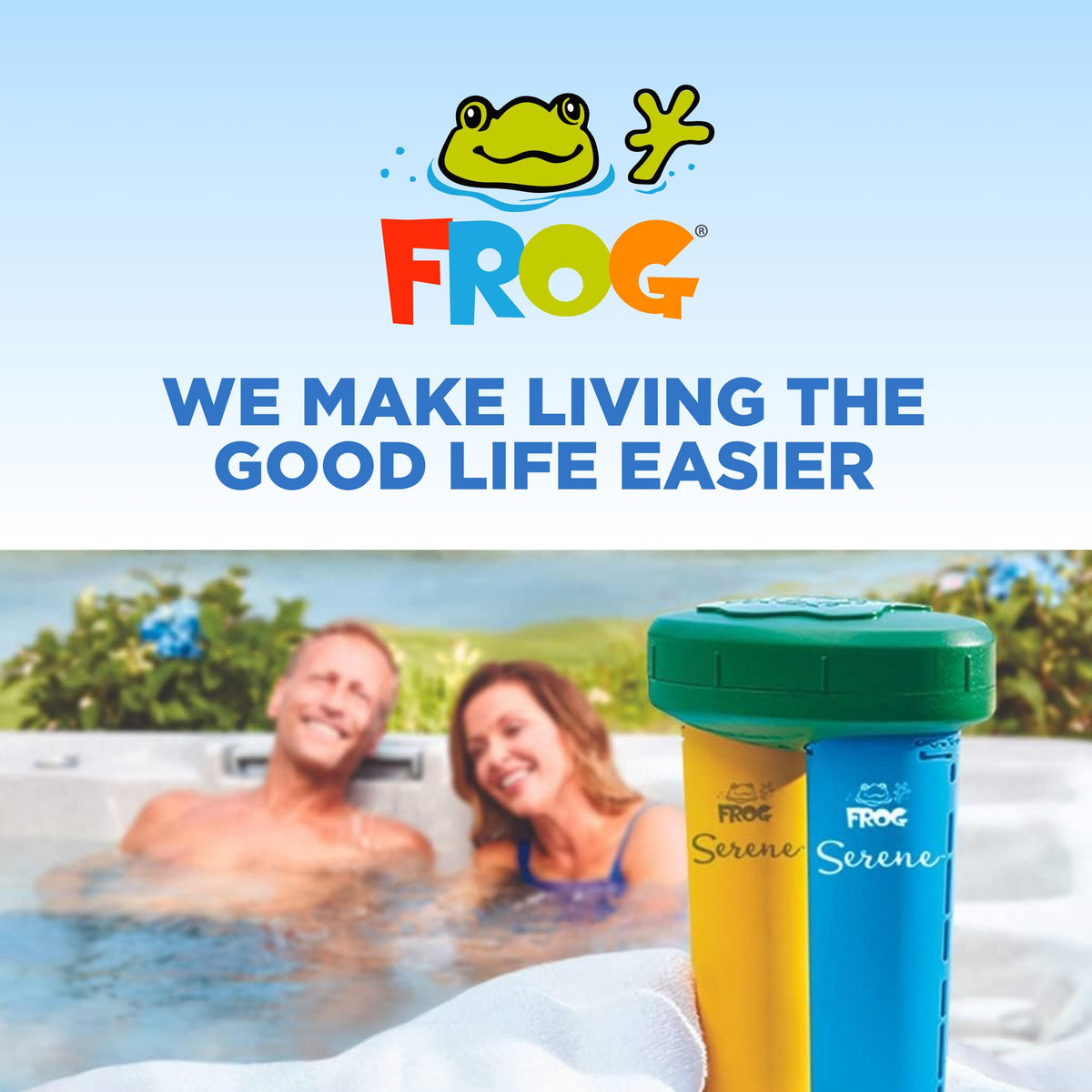 FROG Serene packaging shows a single mineral cartridge.