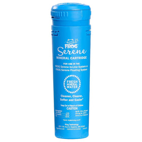 FROG Serene replacement mineral cartridge pack for quick hot tub maintenance.