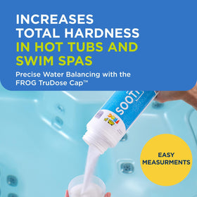 FROG Soothe-trudose-cap shown for precise, spill-free dosing.