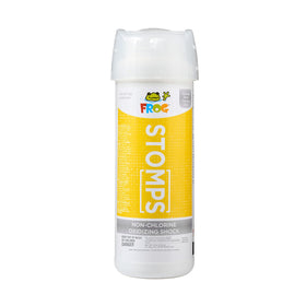 FROG StoMPS TruDose cap close-up for precise dosing and spill prevention.