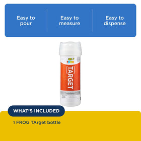 FROG Target Total Alkalinity Increaser measuring cap demonstrates easy dosing