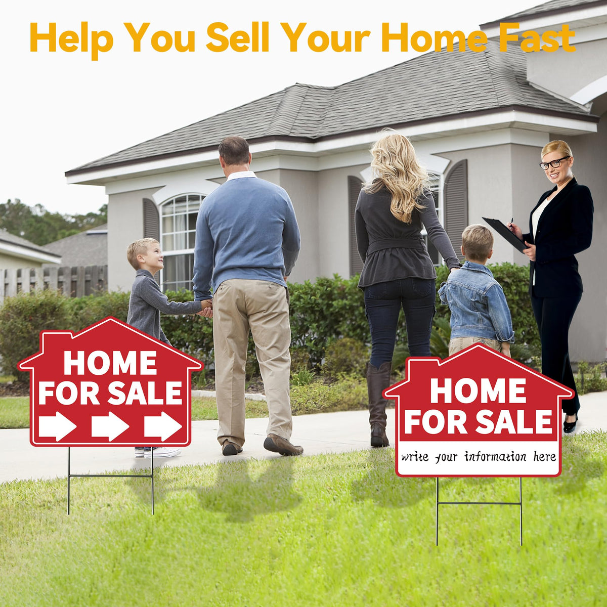 Frohllia 3-pack real estate sign set offers cost-effective listing marketing