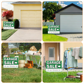 Frohllia reusable signs work across yard, garage, and driveway events.