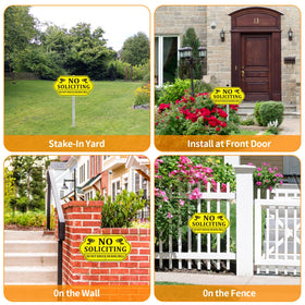 Frohllia sign package including a 28-inch stake for secure installation